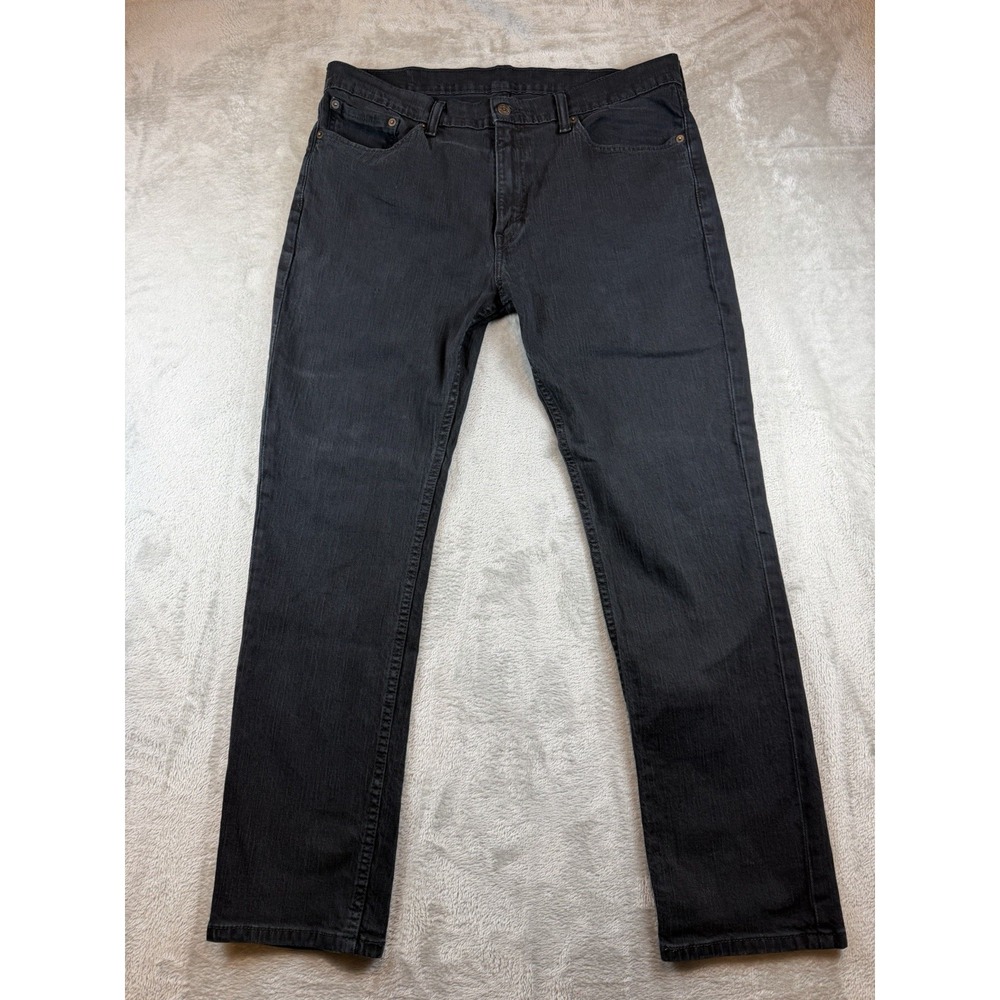 Levis 511 Jeans Men's 36x30 Black Wash Slim Straight Stretch Denim Casual
